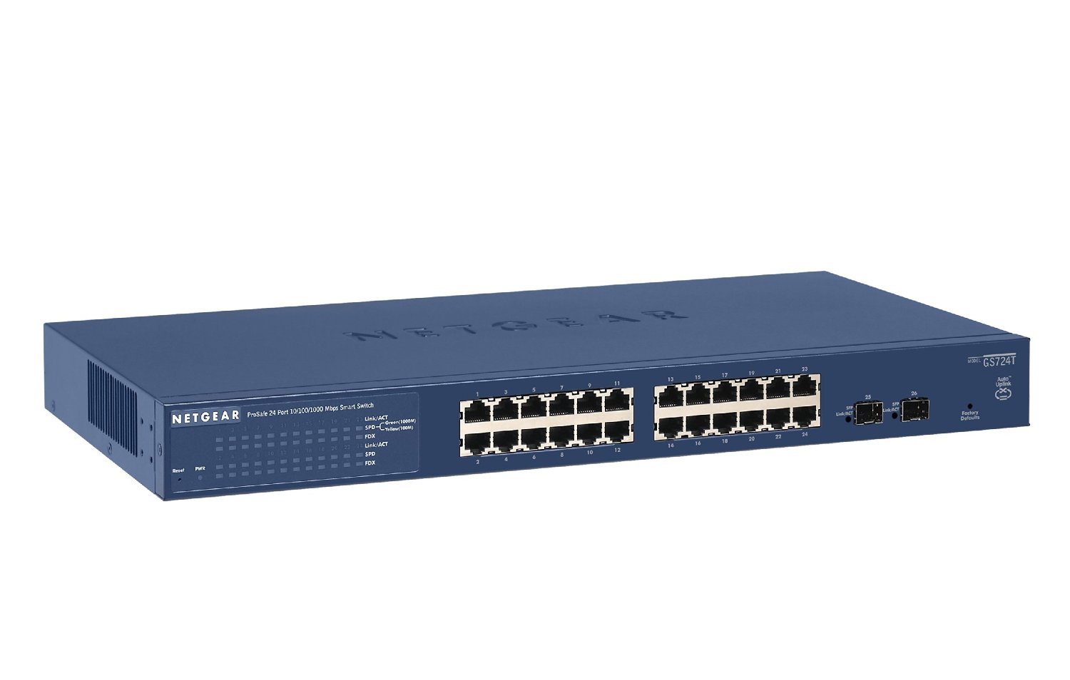 Amazon.com: NetGear FS728TP ProSafe 24-Port 10/100 Smart Switch w Amazon.com: NetGear FS728TP ProSafe 24-Port 10/100 Smart Switch w